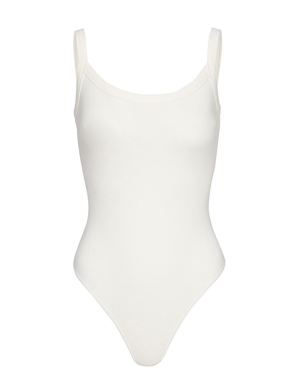 Skims Cotton Jersey Scoop Neck Bodysuit Sz L Marble Stretch Soft Tank Top - Picture 6 of 7